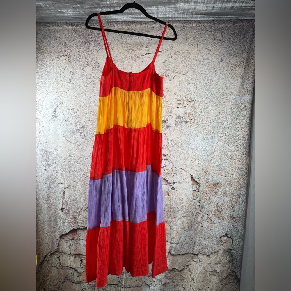 See By Chloe Striped Multi Color Sleeveless
Maxi Dress Size 4 C78 - Picture 4 of 5